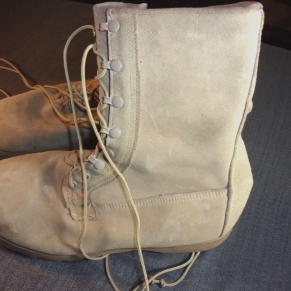 USGI TAN SAND MILITARY ARMY ISSUE GORE-TEX 08-D-104 12.5W BOOTS SV 29 - Picture 3 of 9